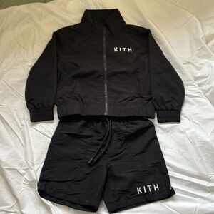Kith kids jacket and shorts set